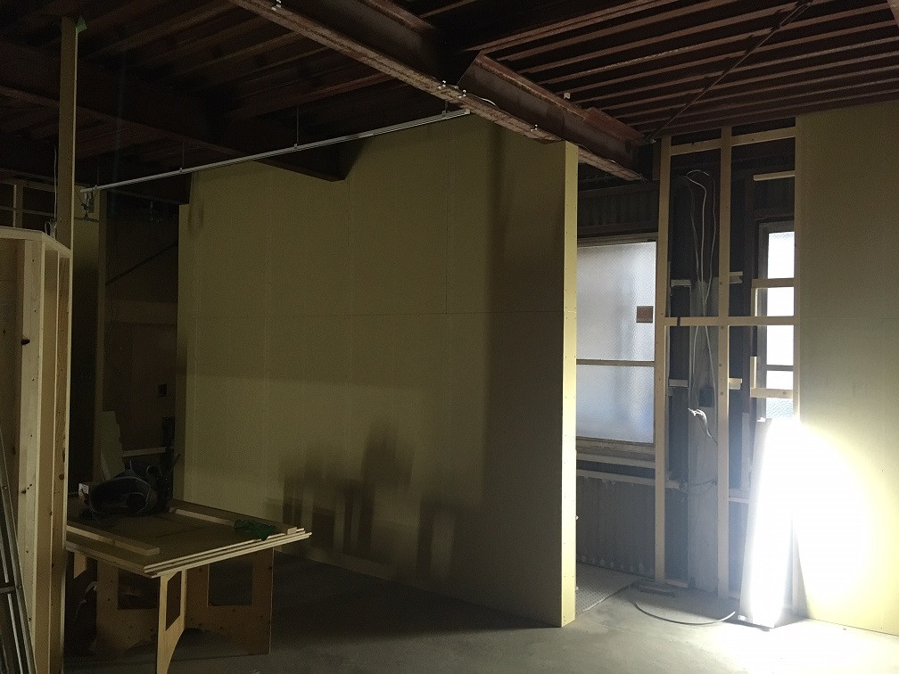 改装の進捗状況です