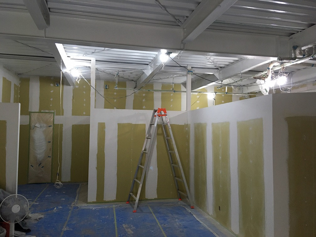 改装の進捗状況です