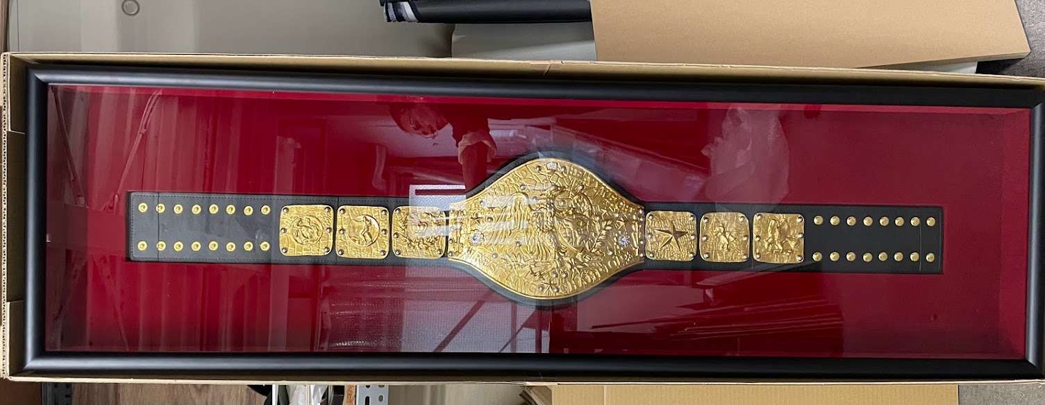 チャンピオンベルト　額装