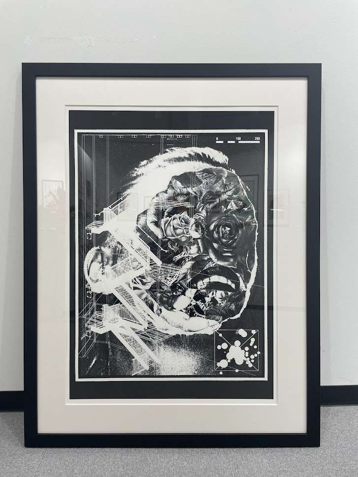 ポスター　額装