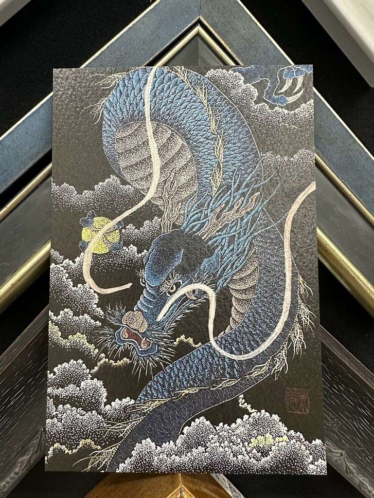 点描画　額装　大阪