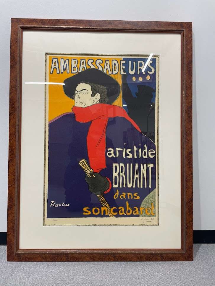 ロートレック　額装