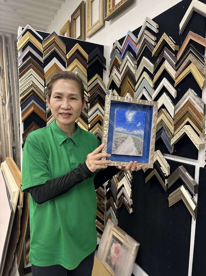 額装　紹介　受け取り