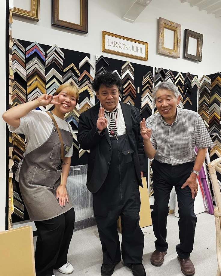 ジミー大西　個展　額装