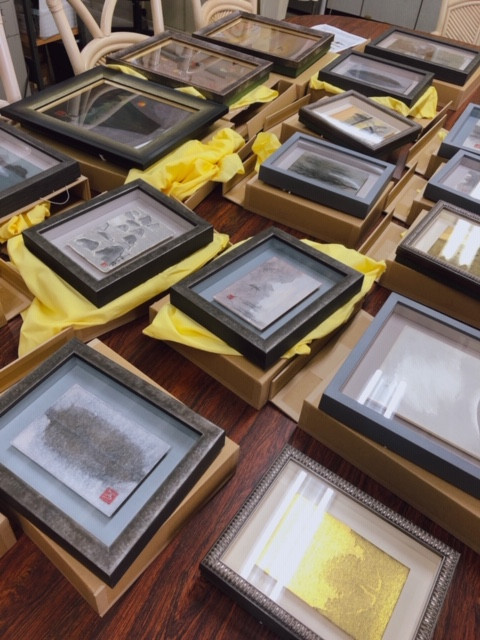 たくさんの額装のご用命を頂きました